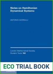 Notes on Hamiltonian Dynamical Systems