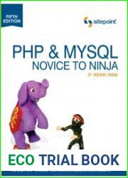 PHP & MySQL Novice to Ninja, 5th Edition
