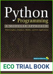 Python Programming A Modular Approach