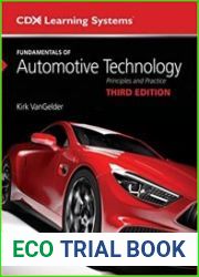 Fundamentals of Automotive Technology 3rd Edition