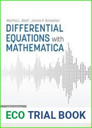 Differential Equations with Mathematica, 5th Edition