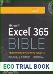 Microsoft Excel 365 Bible
