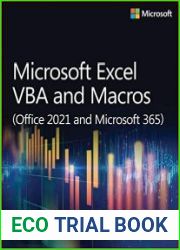 Microsoft Excel VBA and Macros (Office 2021 and Microsoft 365)