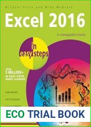 Excel 2016 in easy steps