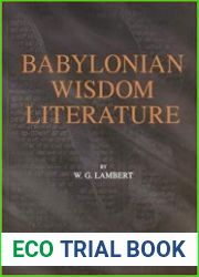 Babylonian Wisdom Literature