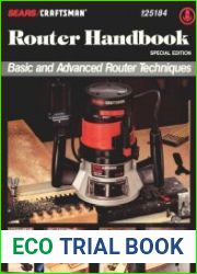 Router Handbook Basic and Advanced Router Techniques