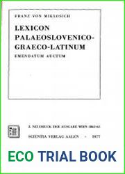 Lexicon palaeoslovenico-graeco-latinum