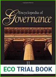 Encyclopedia of Governance