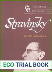 The Cambridge companion to Stravinsky