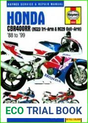 H3552 Haynes Honda CBR400RR Fours 1988-1999 Motorcycle Repair Manual