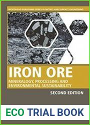 Iron Ore Mineralogy, Processing and Environmental Sustainability, 2nd Edition (Woodhead Publishing Series in Metals and Surface Engineering)
