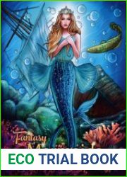 Fantasy mermaids coloring book