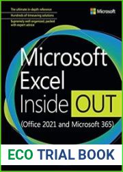 Microsoft Excel Inside Out (Office 2021 and Microsoft 365)