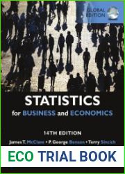 Statistics for Business & Economics, Global Edition, 14th Edition