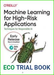 Machine Learning for High-Risk Applications (3d Early Release)