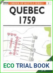 Osprey Order of Battle 3 - Quebec 1759