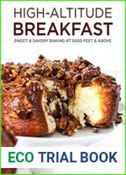 High-Altitude Breakfast Sweet & Savory Baking at 5000 Feet and Above