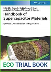 Handbook of Supercapacitor Materials Synthesis, Characterization, and Applications