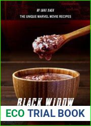 Black Widow Cookbook The Unique Marvel Movie Recipes