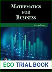 Mathematics for Business, 7th Edition