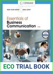 Essentials of Business Communication, 12th Edition
