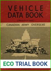 Vehicle Data Book Canadian Army Overseas