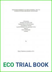 The Russian Residency in Constantinople, 1700-1774 Russian-Ottoman Diplomatic Encounters