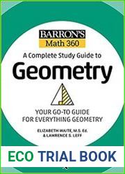 Barron|s Math 360 A Complete Study Guide to Geometry with Online Practice