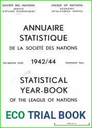 Statistical year-book of the League of Nations 1942-44 (League of Nations)