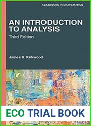 An Introduction to Analysis, Third Edition
