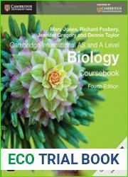 Cambridge International AS and A Level Biology Coursebook. Fourth edition