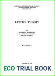 Lattice theory, third edition