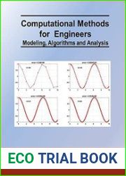 Computational Methods for Engineers Modeling, Algorithms and Analysis