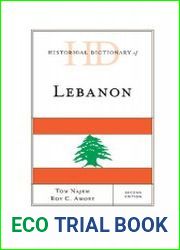 Historical Dictionary of Lebanon