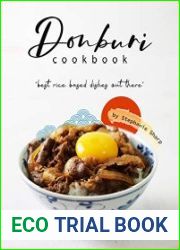 Donburi Cookbook "Best Rice Based Dishes Out There"