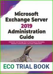 Microsoft Exchange Server 2019 Administration Guide