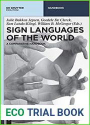 Sign Languages of the World (de Gruyter Handbook)