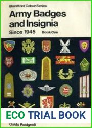 Army Badges and Insignia Since 1945. Book One