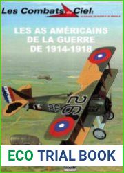Les As americains de la Guerre 1914-1918 (Les Combats du Ciel 55)