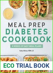 Meal Prep Diabetes Cookbook 4 Weeks of Easy Meal Plans