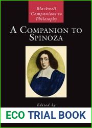 A Companion to Spinoza