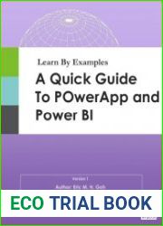 Learn By Examples - A Quick Guide to PowerApp and Power BI