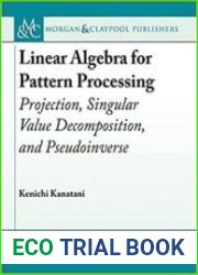 Linear Algebra for Pattern Processing Projection, Singular Value Decomposition, and Pseudoinverse