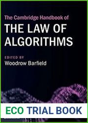 The Cambridge Handbook of the Law of Algorithms
