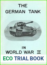 The German Tank in World War II