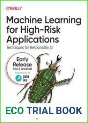 Machine Learning for High-Risk Applications