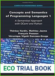 Concepts and Semantics of Programming Languages 1 A Semantical Approach with OCaml and Python