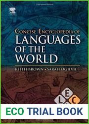 Concise Encyclopedia of Languages of the World