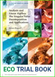 Analysis and Linear Algebra The Singular Value Decomposition and Applications