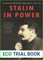 Stalin in Power The Russian Revolution From Above, 1928-1941